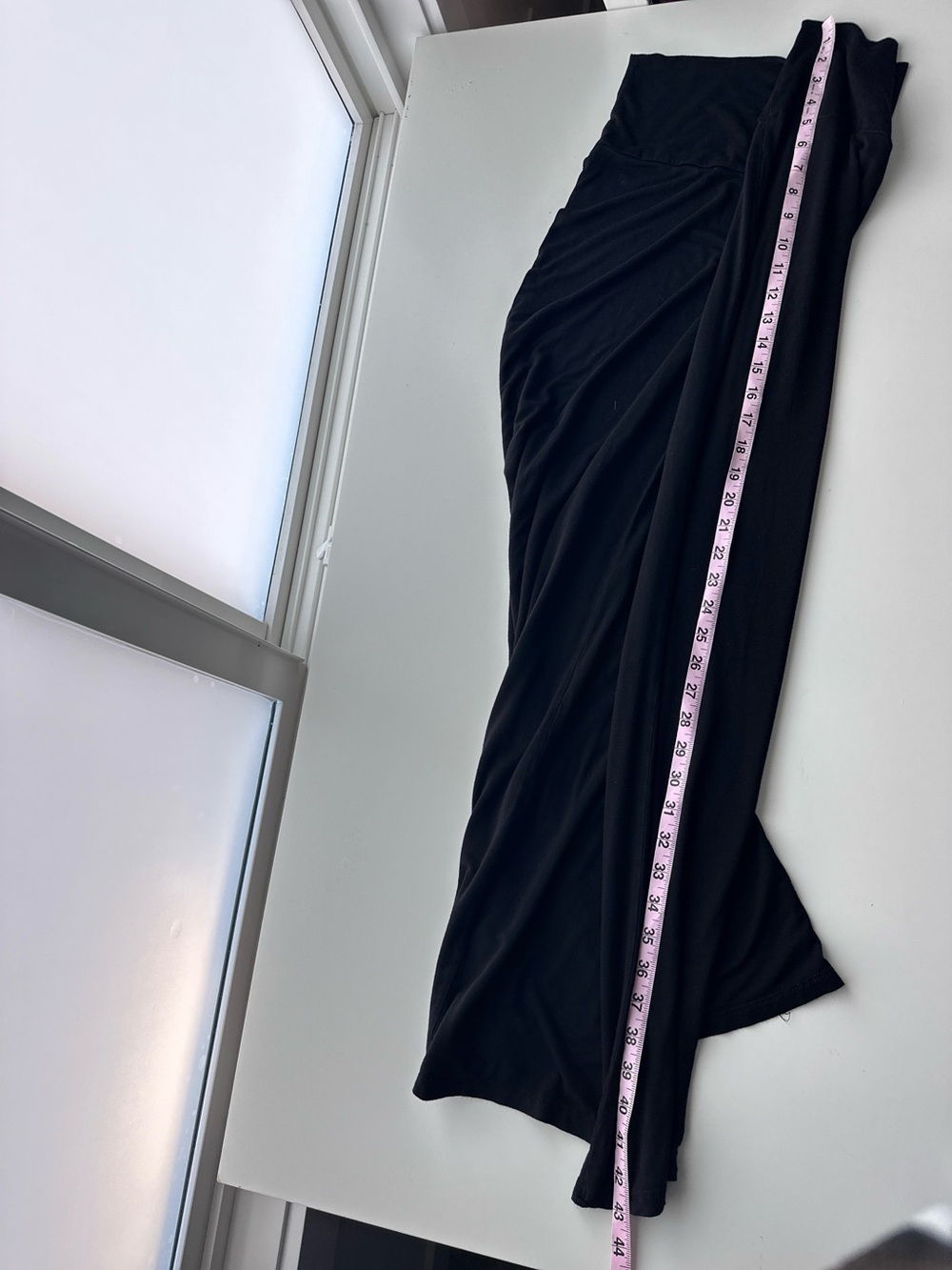 black basic maxi skirt - Picture 6 of 6